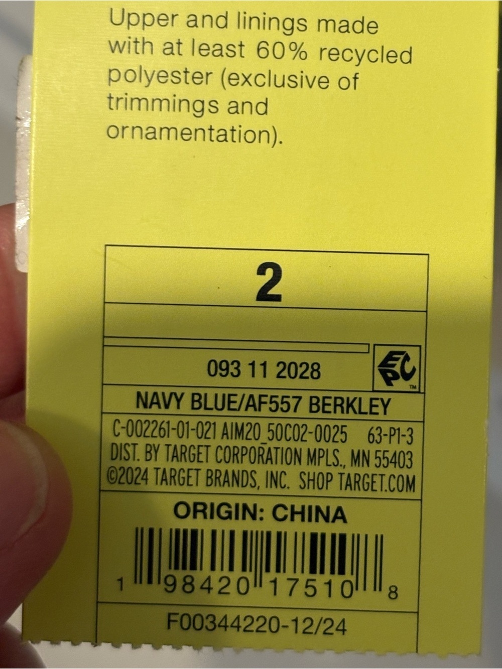 Big Kids Berkley Adventure Water Shoes All in Motion™ Blue Bungee Toggle Sz 2 - Picture 6 of 6